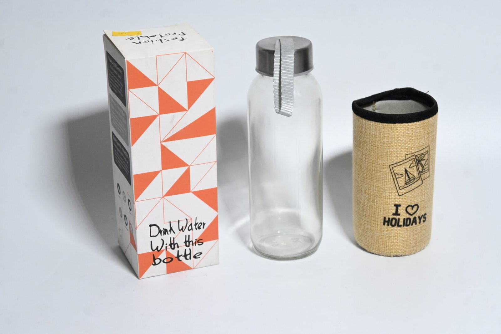 Aainaa Water Bottle With Jute Cover Travel (GB002) - Image 2